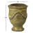 Anduze French Yellow Ceramic Round Planter with Drainage Hole-106669754