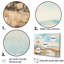 Beige Scerene Meadow Stream Harmony sur toile-97020289-97020295