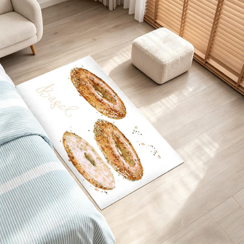 Tapis transparent transparent lavable à la machine, Rectangle 32" x 47"