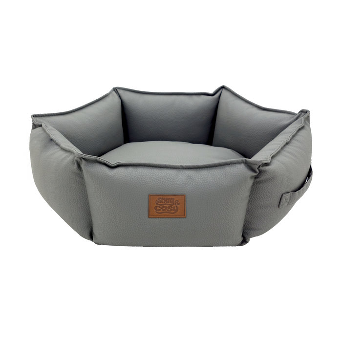 Faux Leather Pet Bed