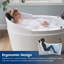 Baignoire de massage autoportante en acrylique 51 po avec siège Bulit