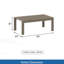 Table basse d'extérieur en métal toutes saisons-1082352718