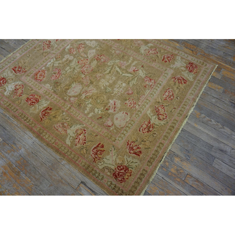 Antique Herekeh Turkish Knotted Rug