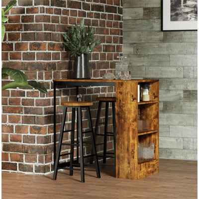 Demri 2 - Person Pedestal Dining Set