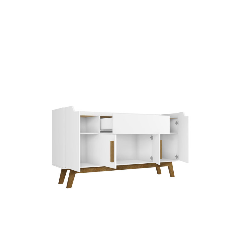 Buffet 1 tiroir 53,54 po Addie, Blanc