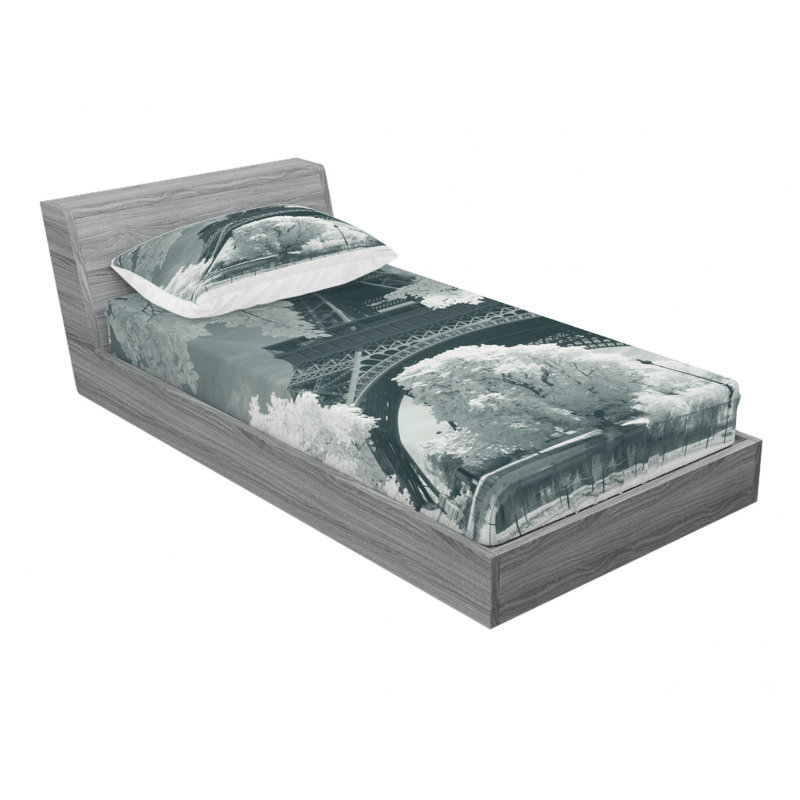 Microfiber Sheet Set, Twin XL Sheet Set with Fitted Sheet