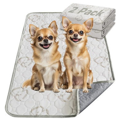 FXW Washable Pee Pads for Dogs, Absorbent Puppy Pads for Cages and Crates