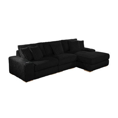 Canapé modulaire réversible à rayures Puffy