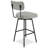 Giselle Swivel Upholstered Contemporary Modern Stool with Footrest-737591760-683203543