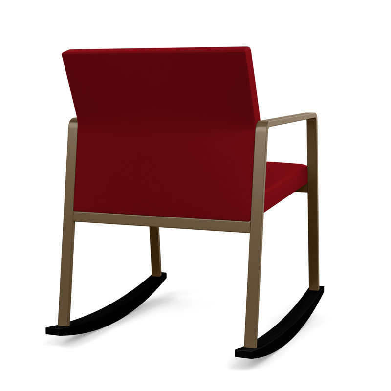 Chaise berçante Gansett, Bronze, Vinyle Patriot Plus Bordeaux