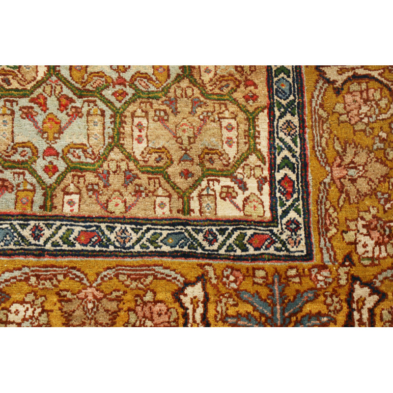 One-of-a-Kind 4'2" x 6'2" Hand Knotted Area Rug