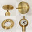 31cm Glass Globe dimmable Touch Dimmable Rechargeable Wall Light