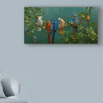 " Perroquets " Acrylic Print