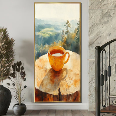 Georgialee Tea Cup The Morning In The Country II - Coffee, art mural
