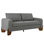 Ensemble de canapé de salon moderne 3 pièces, 1 causeuse et 2 fauteuils, tissu bouclé doux, canapé modulaire confortable pour la salle familiale (table basse non incluse)