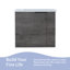 Meuble-lavabo flottant simple 22 po avec comptoir en céramique Finli-21255259