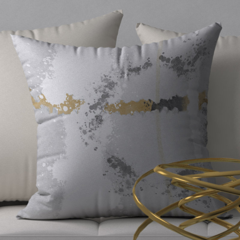 Reversible Throw Pillow, 24" x 24"