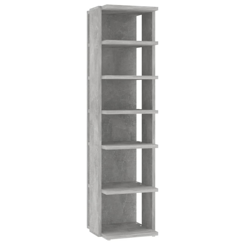 Shoe Storage, 102 cm H x 54 cm W x 27 cm D, Concrete Grey