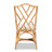 Yedinak 20.9" W Rattan Parsons Chair