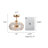 Alderman 3-Light Glam Semi Flush Mount Ceiling Light