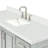 61'' Single Bathroom Vanity with White Quartz Top-93359367-121646103