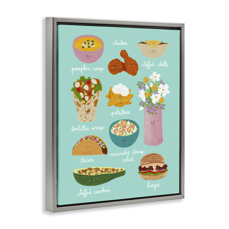 Cadre flottant Gourmet, 31 x 25, Lustre Grey Floater Framed