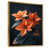 Toile avec cadre flottant or