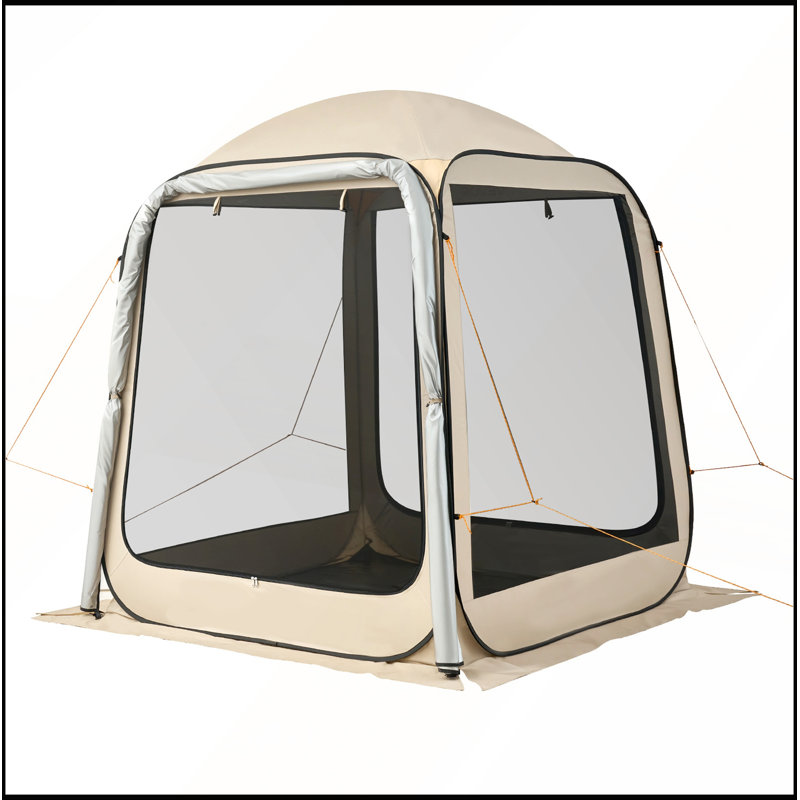 Tente spacieuse avec moustiquaire 6 x 6 pi pour 4 à 6 personnes, H 29,53 po x l 29,53 po x P 5,71 po