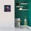 «Glowing Mushroom 1» par Ann Klee, art mural sur toile, 18 po x 18 po