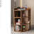 3-Tier Corner Cabinet Storage with USB Ports and Outlets,Corner Cube Storage Organizer for Small Spaces,Retro-533848619