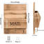 Wood Wall Organizer with Mail Storage