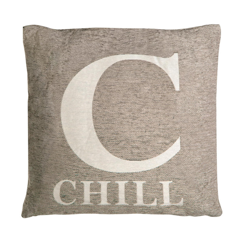 Whalley Square Throw Cushion, Ivory