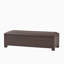 Banc de rangement en osier PE