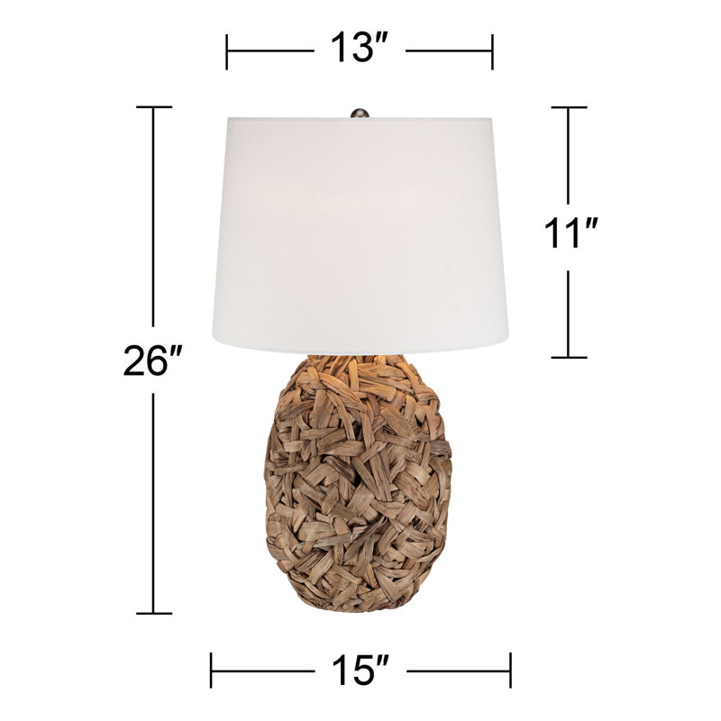 Zenya Wicker/Rattan Table Lamp