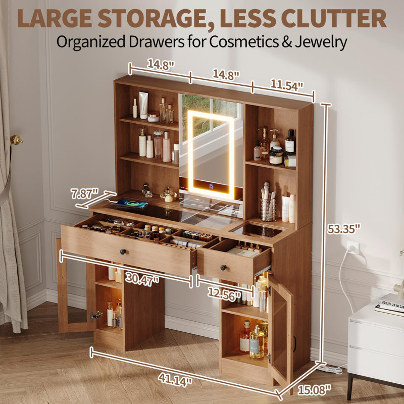 Dressing Table with Mirror