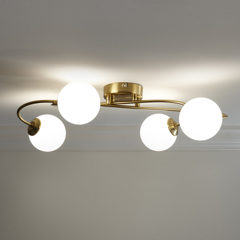 Neco Glass Semi Flush Mount