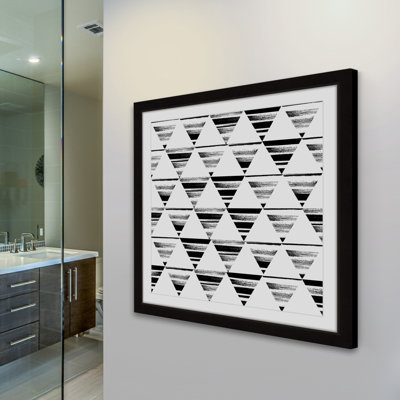 " Triangle Checkerboard " by Marmont Hill