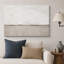 Minimaliste «Œuvre de paysage abstrait beige pastel beige, images murales neutres à décor simple, impression sur toile encadrée, impression sur toile»-93389372-119598456-93389365