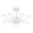 Kersten 3-Light Sand White Semi-Flush Mount