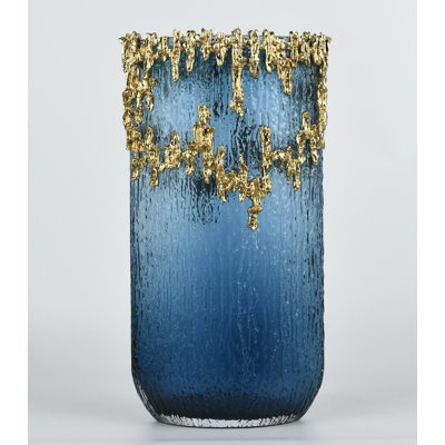 Blue Cascade Luxe Vase