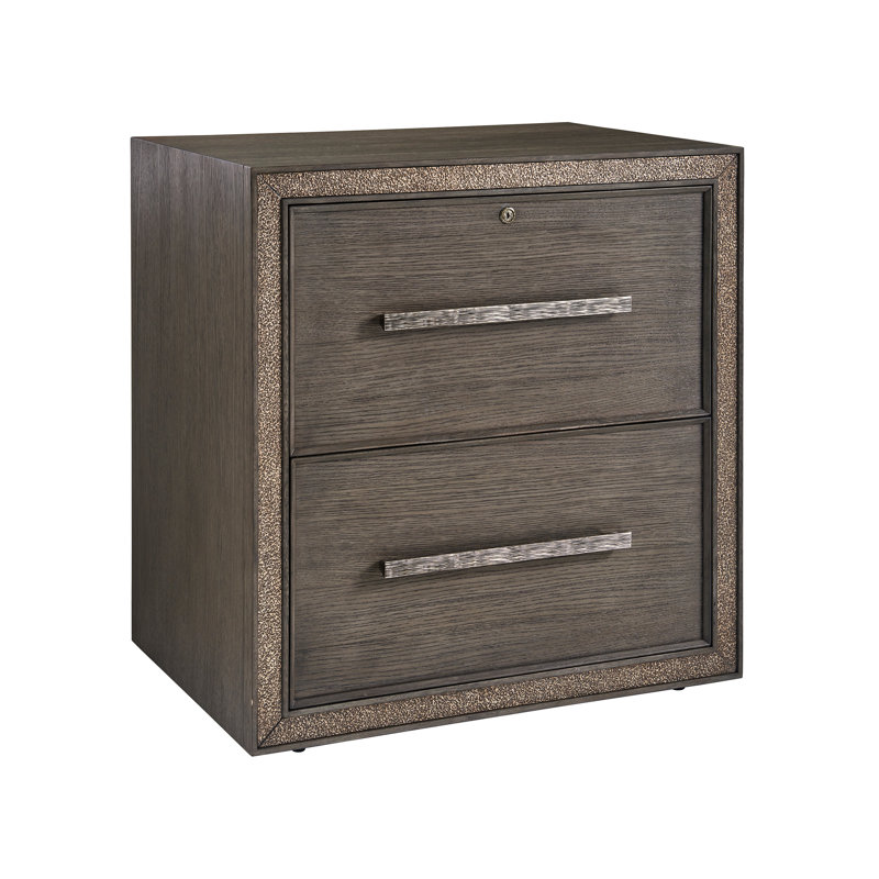 Studio Designs 32.75 " Wide 2 Solid Wood Lateral Filing Cabinet