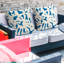 Coussin intérieur / extérieur en polyester filé Lara-92023188-92023197