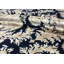 Hand-Knotted High-Quality Navy and Beige Area Rug