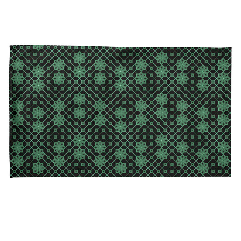 Mcguigan Tea Towel Kitchen Towel, Cotton Twill, Green/Black