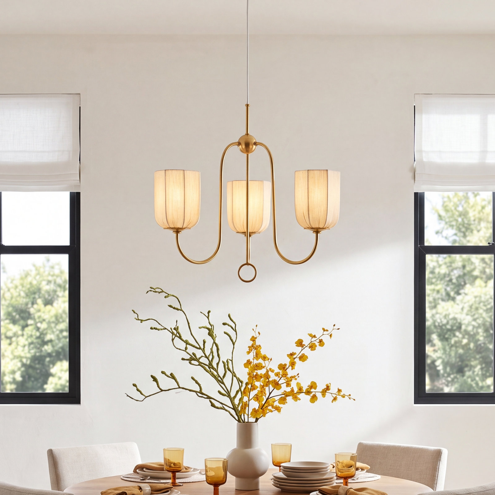 3-Light Chandelier