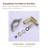Modern Waterfall Single Hole Bathroom Sink Faucet with Wide Blade Spout, Brushed Gold-63414223