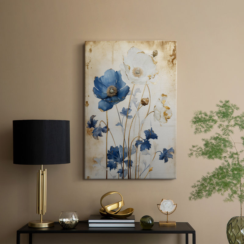 FLORAL Series LVI - Gallery Cavas, H 18 po x l 12 po