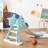 Qaba 34.25'' W Plastic Freestanding Slide