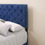 Lit double en velours bleu marine Modena-83537959-83537952