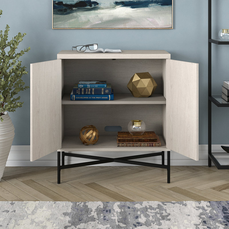 Lakeasha 2 - Door Standard Accent Cabinet, Alder White